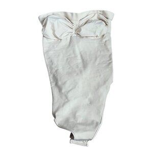 Skims XL SEAMLESS SCULPT STRAPLESS THONG BODYSUIT Sand Cream NWOT